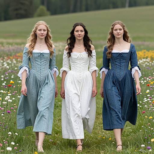 Scandinavian Models in 17th Century Fashion