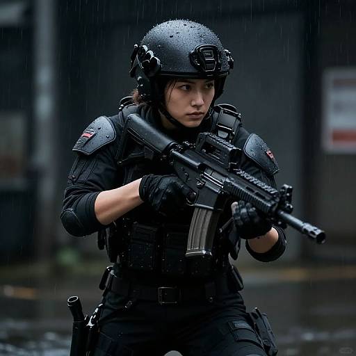Female R6 Operators in Tactical Gear