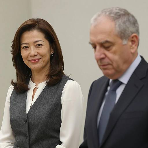 Serene Moment Between Two Individuals