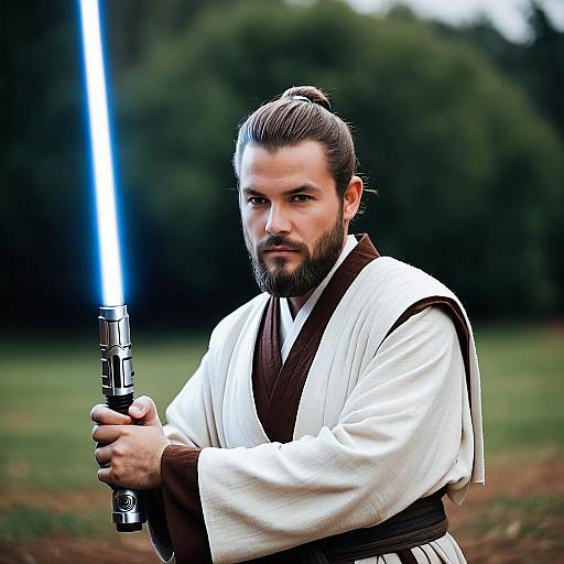 Realistic Obi-Wan Kenobi Costume Portrait