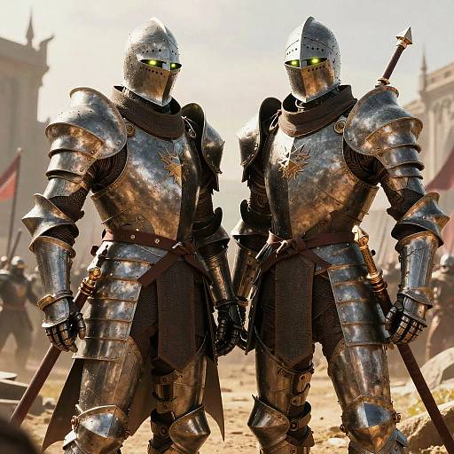 Hybrid Knight-Android Warrior Generator