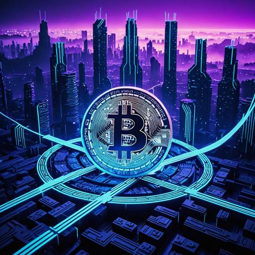 Futuristic Bitcoin Cityscape