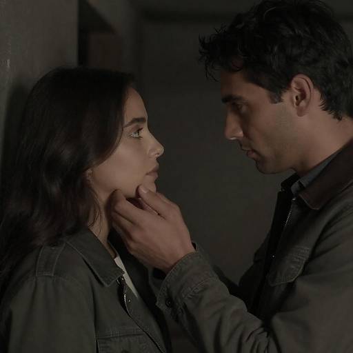 Intimate Moment Between Man and Woman