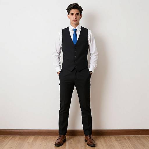 Confident Young Man in Formal Attire