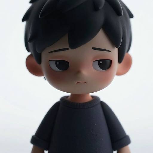 Kawaii Sad Boy Portrait Photography