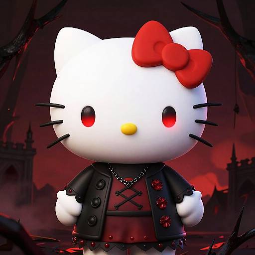 Evil Hello Kitty Dark Twist