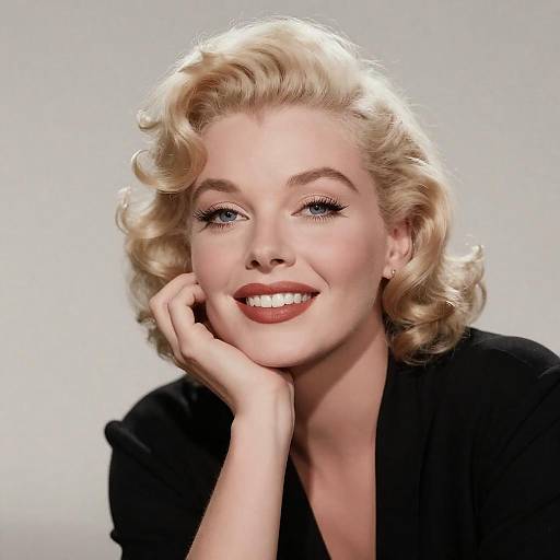 Jean Harlow Warm Smiling Portrait