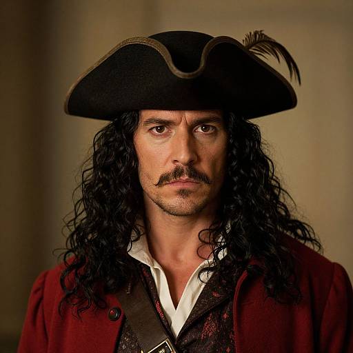 Dramatic Pirate Man Portrait
