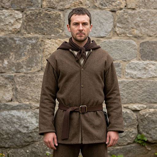 Medieval Male Peasant Costume Portrait