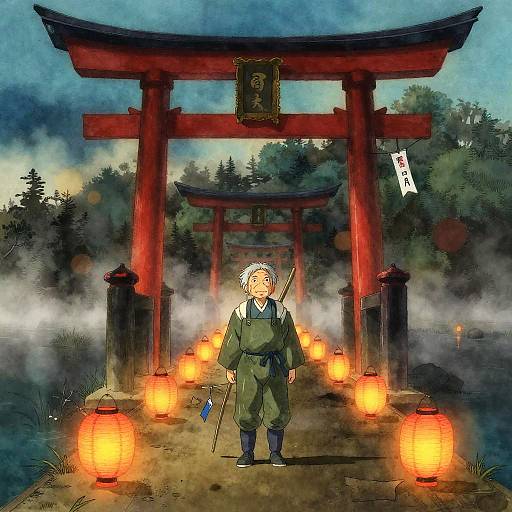 Spirited Away Fantasy Riverside Scene