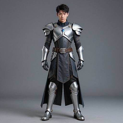 Futuristic Armored Male Warrior