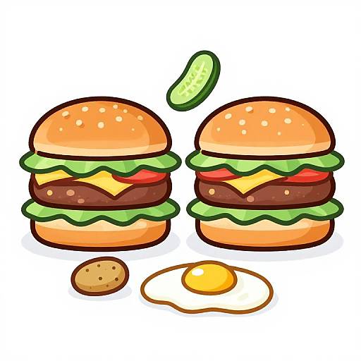 Epic Burger Battle Game Icon