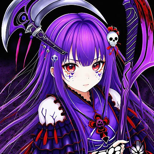 Illustration of Haqua d'rot herminium, kami nomi zo shiru sekai in the style of Rei (tonbo0430)