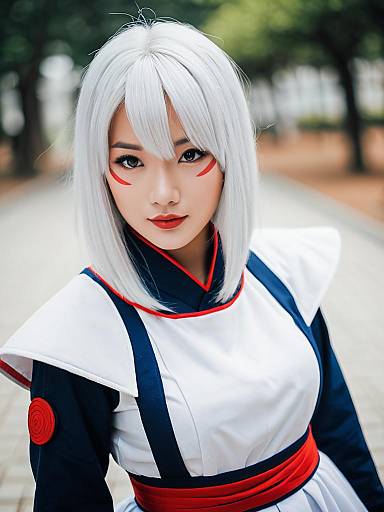 Lifestyle costume photo of Ariane yeong. Cosplay clothes