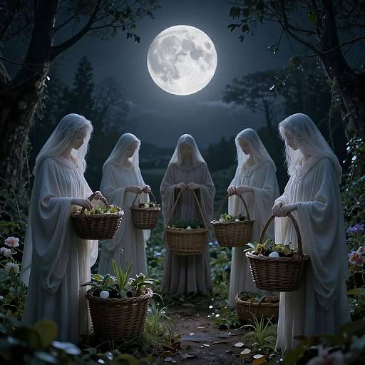 Ethereal Garden of Forgotten Memories