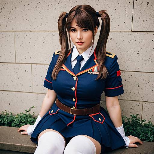 Cosplay photo of alicia melchiott. Costume clothes