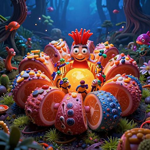 Hyperrealistic Ancient Ratatouille Artifact