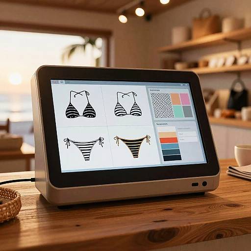 Digital Bikini Design Interface