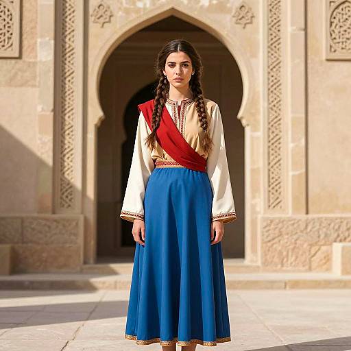 Elegant Middle Eastern Costume Portrait
