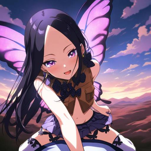Seductive Cowgirl in Mystical Landscape