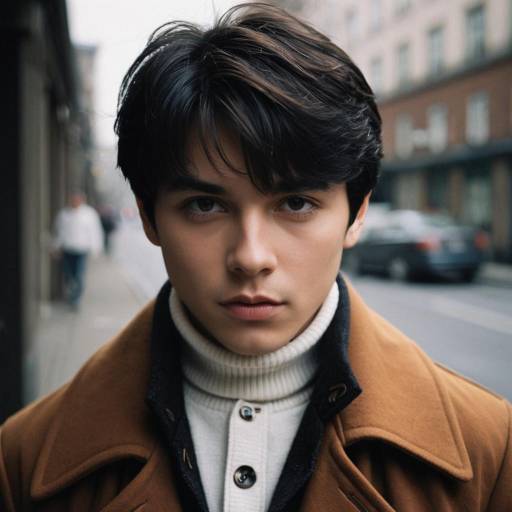 Stylish Male Fashion Portrait in Focus