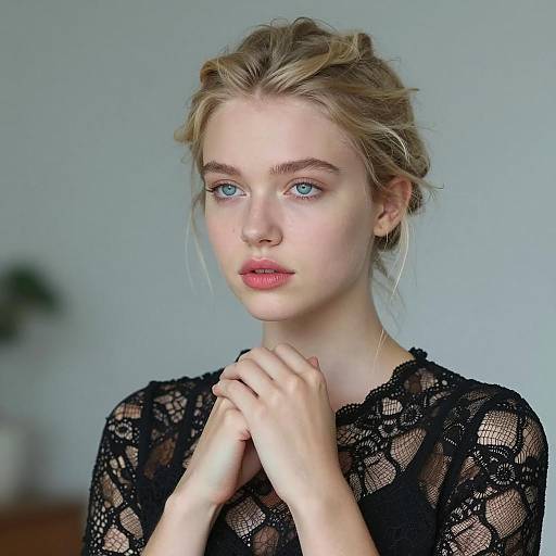 Elegant Portrait of a Young Woman