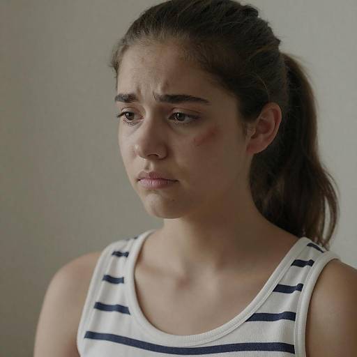 Emotive Portrait of a Young Woman