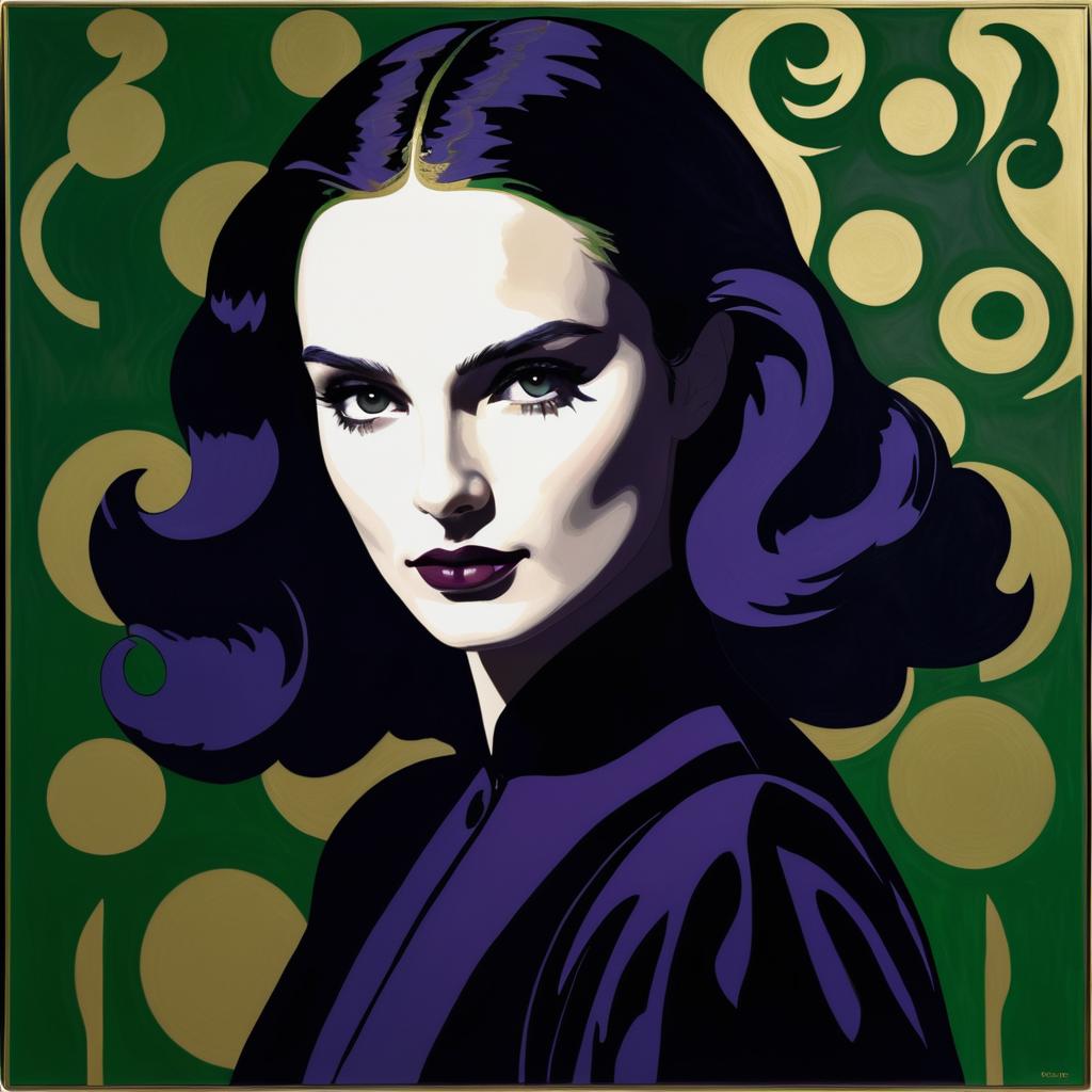 Natalie Portman as Shadow in Matisse Style