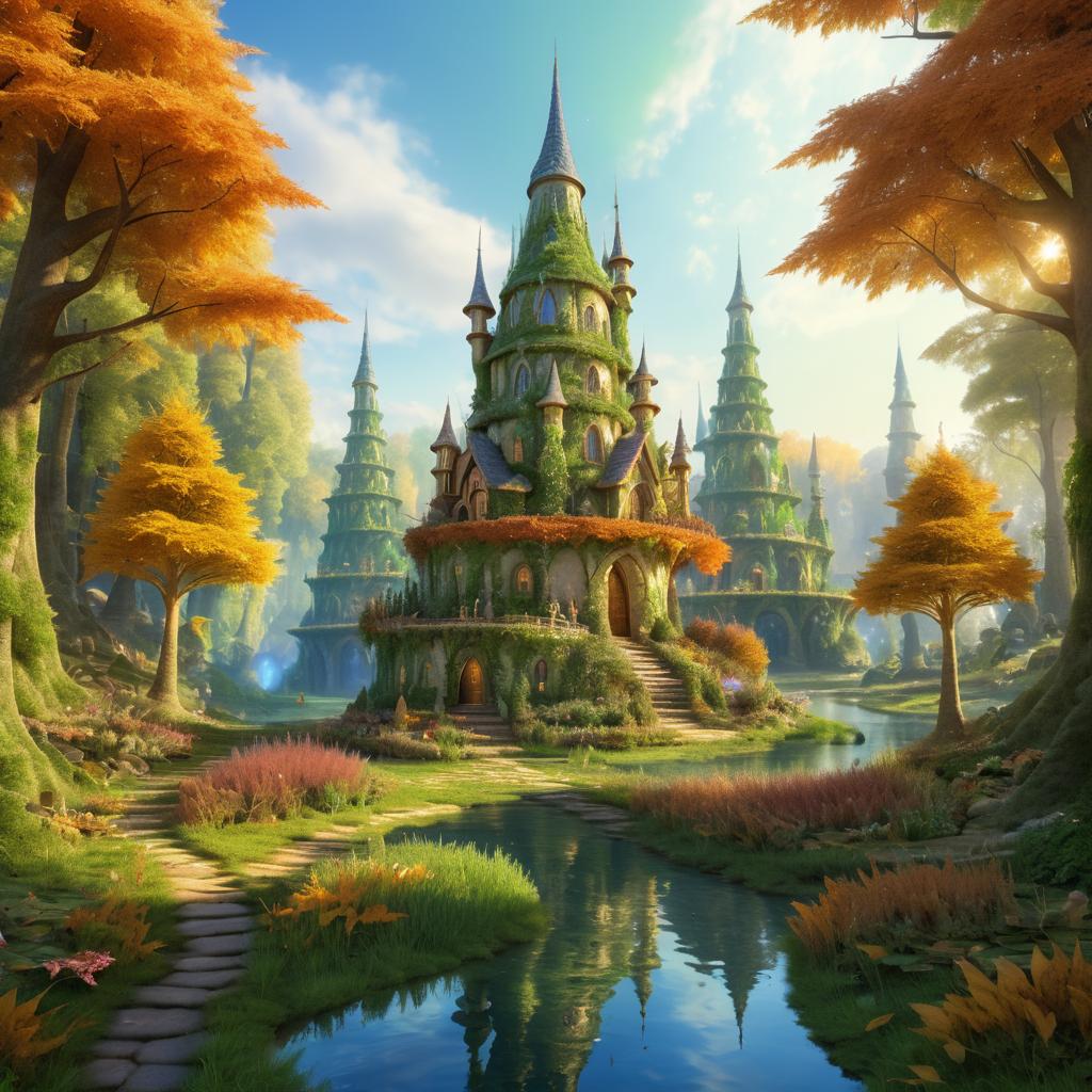 Enchanting Elven Village of Nymphs