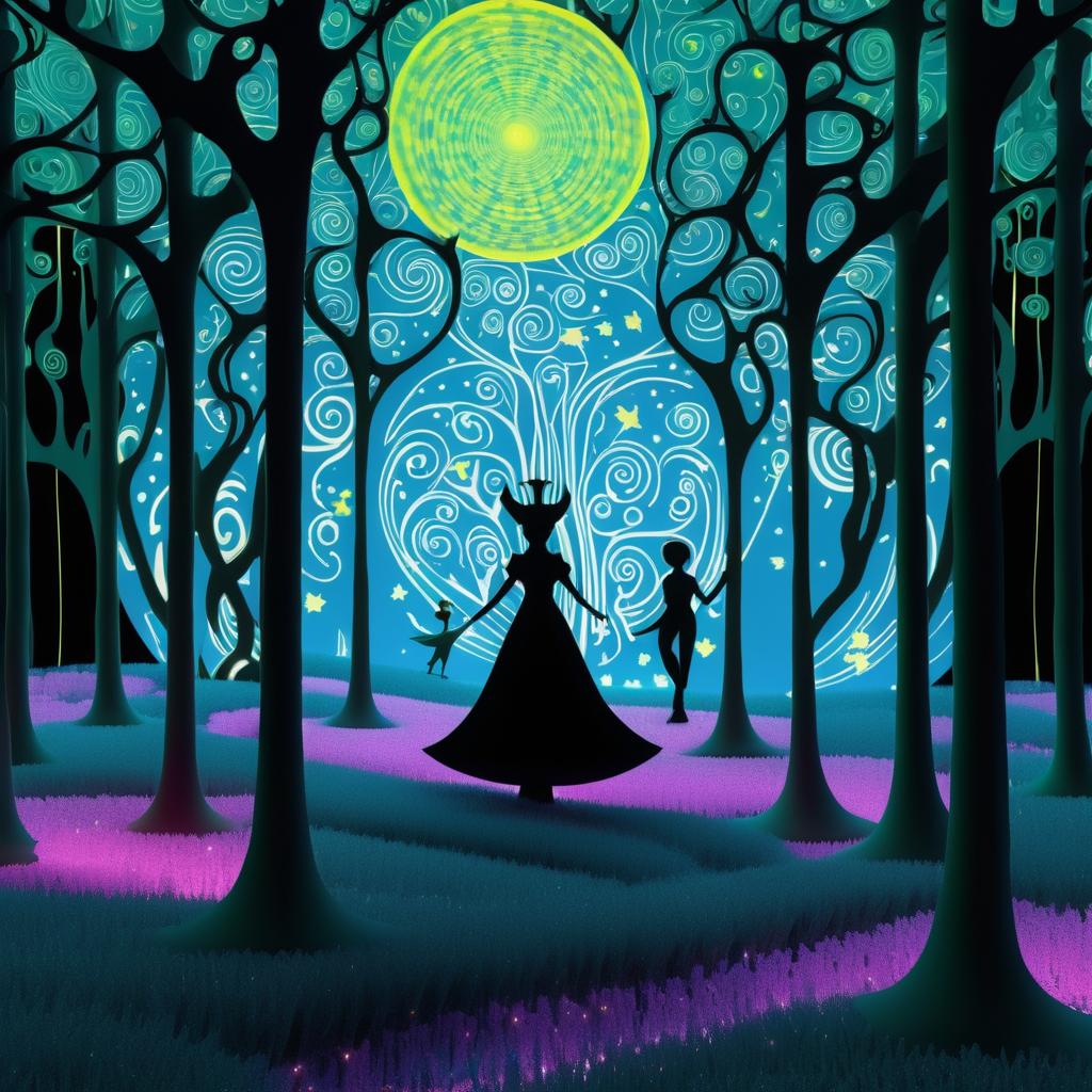 Enchanted Forest Silhouette Transformation