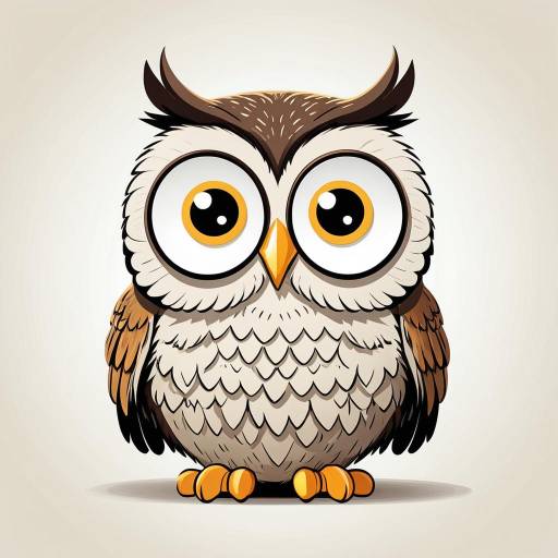 Cute Cartoon Owl Illustration