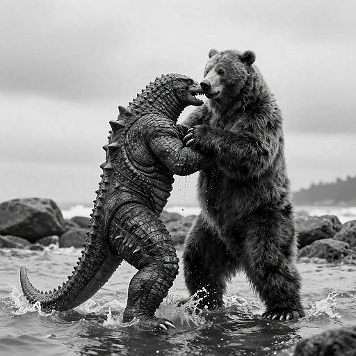 Epic Battle of Monster and Bear