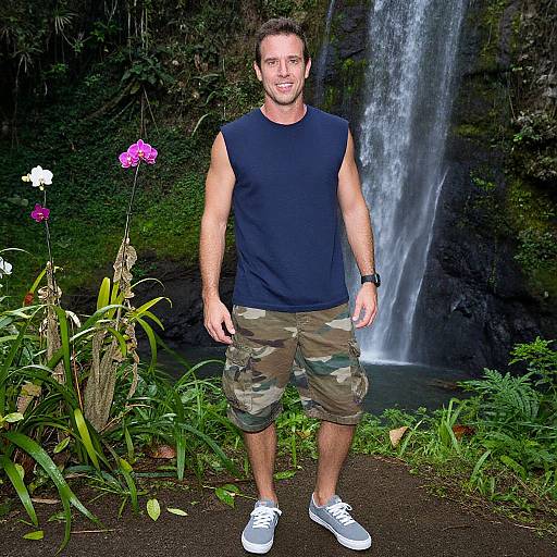 Man in Tropical Rainforest Style