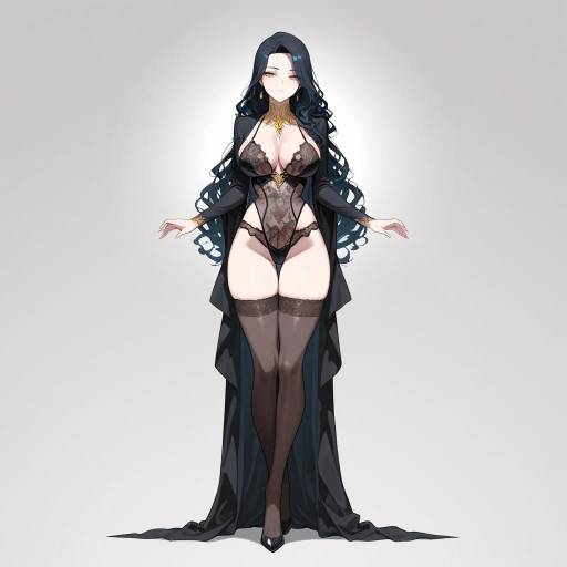 Radiant Beauty in Elegant Lingerie