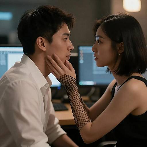 Intimate Connection in Dim Light