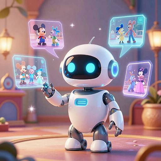 Magical Disney AI Hologram Assistant