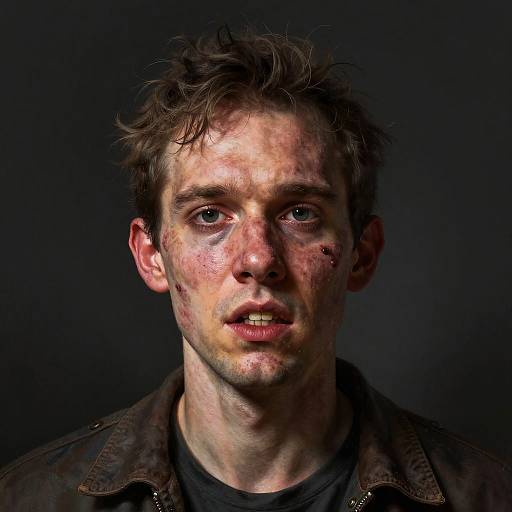 Hyper-Detailed Portrait of Ugly Man