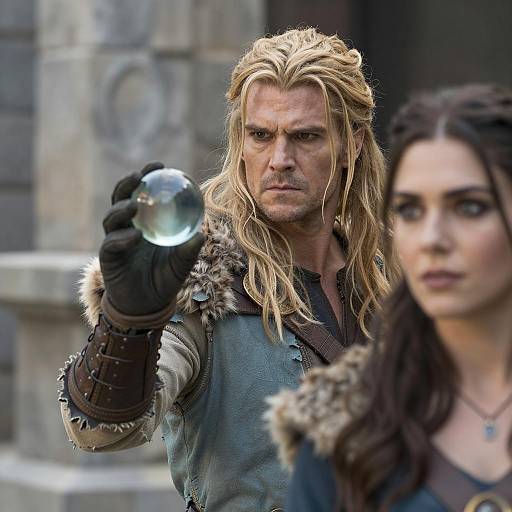 Fantasy Duo with Mystical Orb