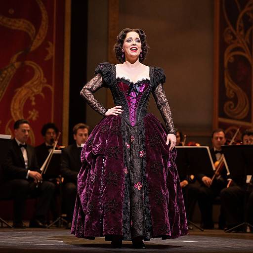 1930s Opera Diva in Theatrical Costume