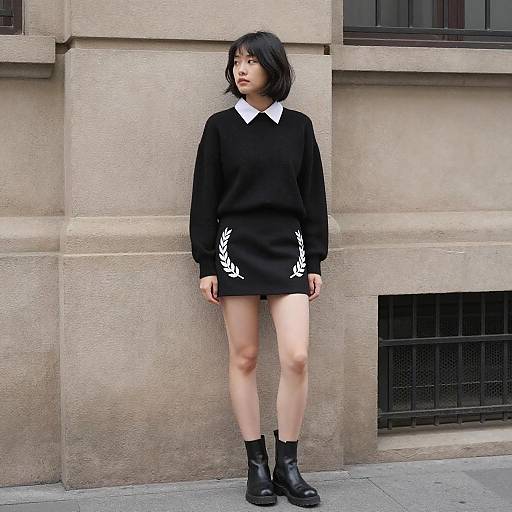 Young Woman Fashion Portrait Outdoors