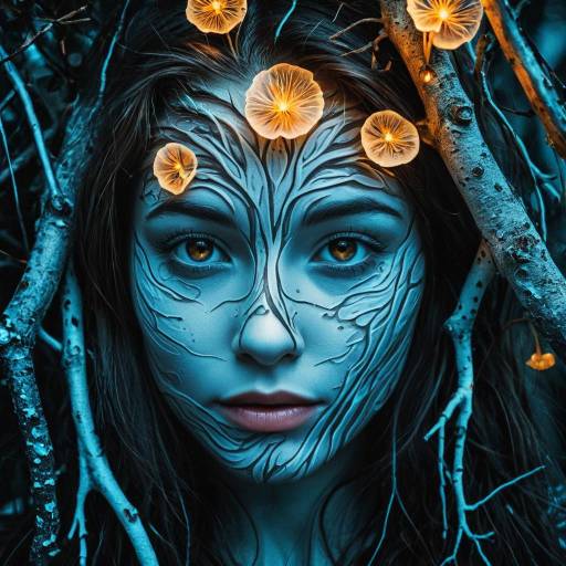 Enchanting Surreal Portrait with Nature Elements Enchanting Surreal Portrait with Nature Elements