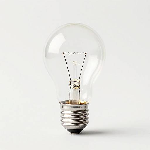 Minimal 3D Lightbulb Inspiration