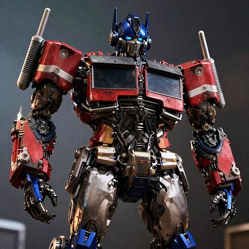 Ultra-detailed Cinematic Optimus Prime Portrait