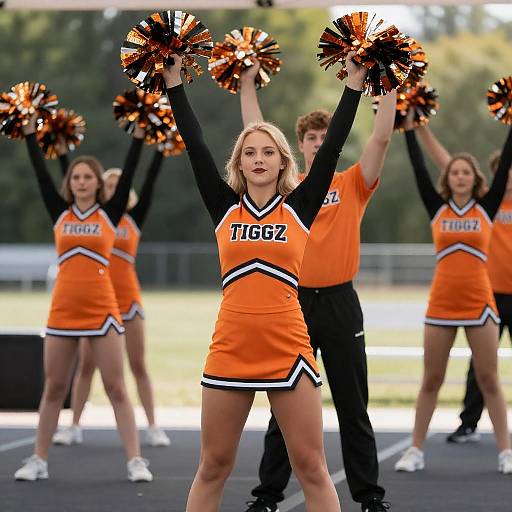 Sunlit Tiggz Cheerleading Stage Performance