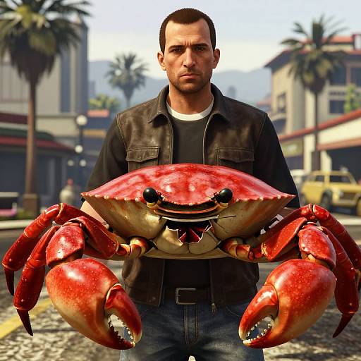Mr. Krabs as GTA V Character