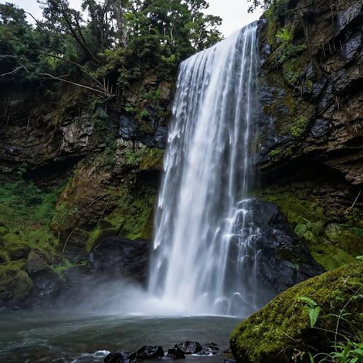 Scenic View of Middle Wallace Falls