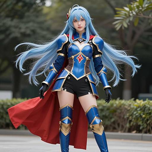 Cosplay of Lucina in Nature