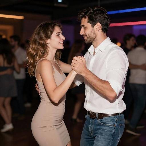 Couple Dancing in Nightclub