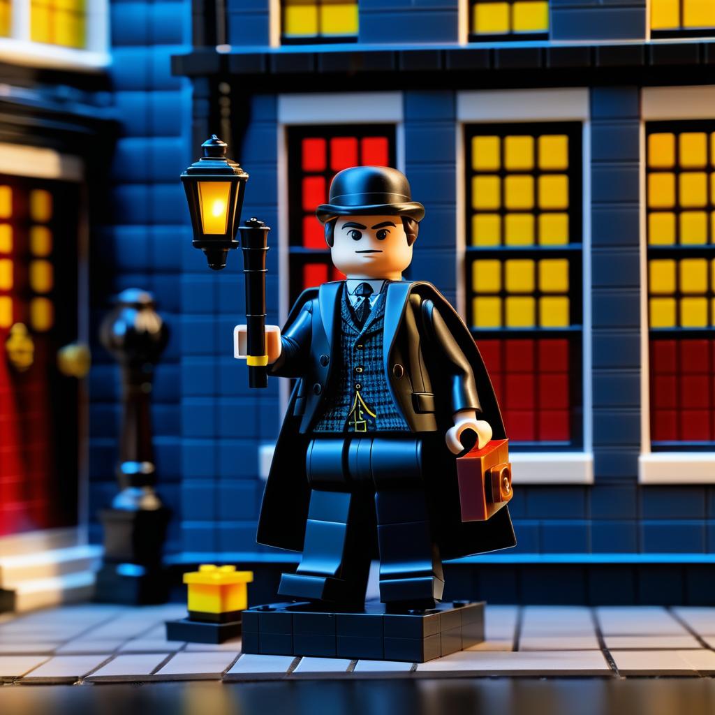 Lego Sherlock Holmes Figurine in Detail