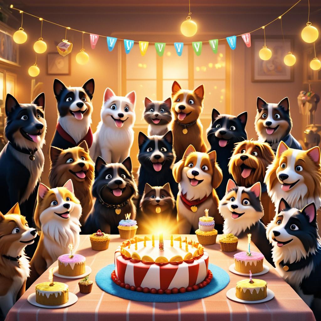 Cozy Birthday Bash for a Dog